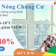 Giải pháp chống nắng cho cửa sổ chung cư bằng sơn cách nhiệt kính