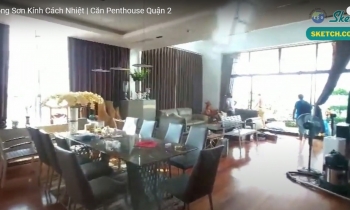 Sơn cách nhiệt cho kính căn Penthouse quận 2